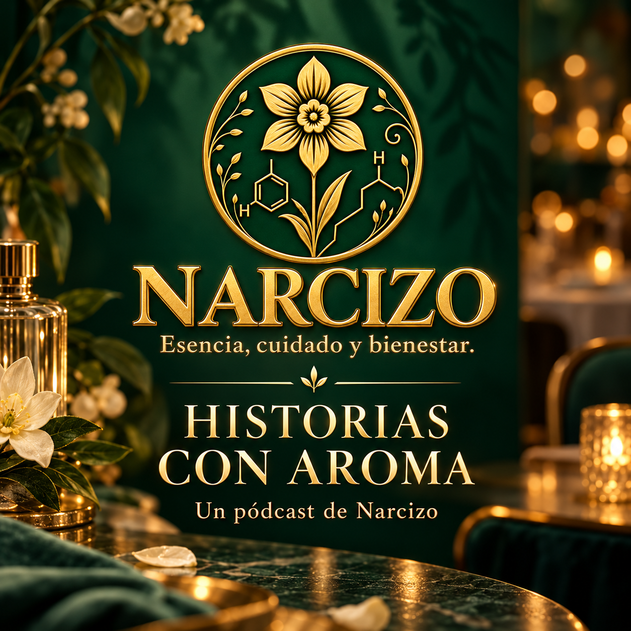 Portada del pódcast Historias con aroma de NARCIZO